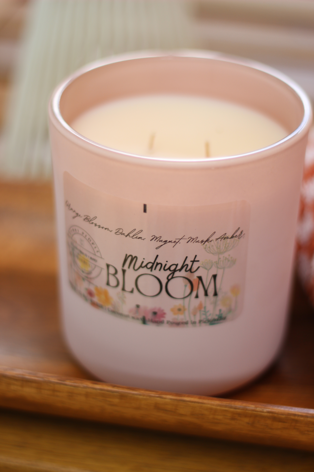 Midnight Bloom | 13 oz | Matte Glass Jar| Coconut Wax Candle