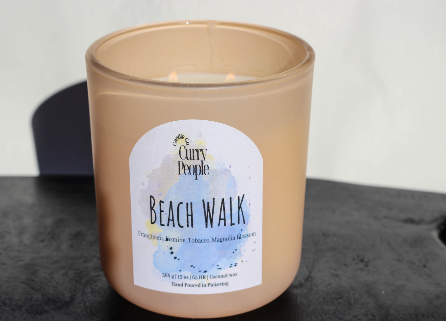 Beach walk |13 oz | Matte Glass Jar | Coconut Wax Candle