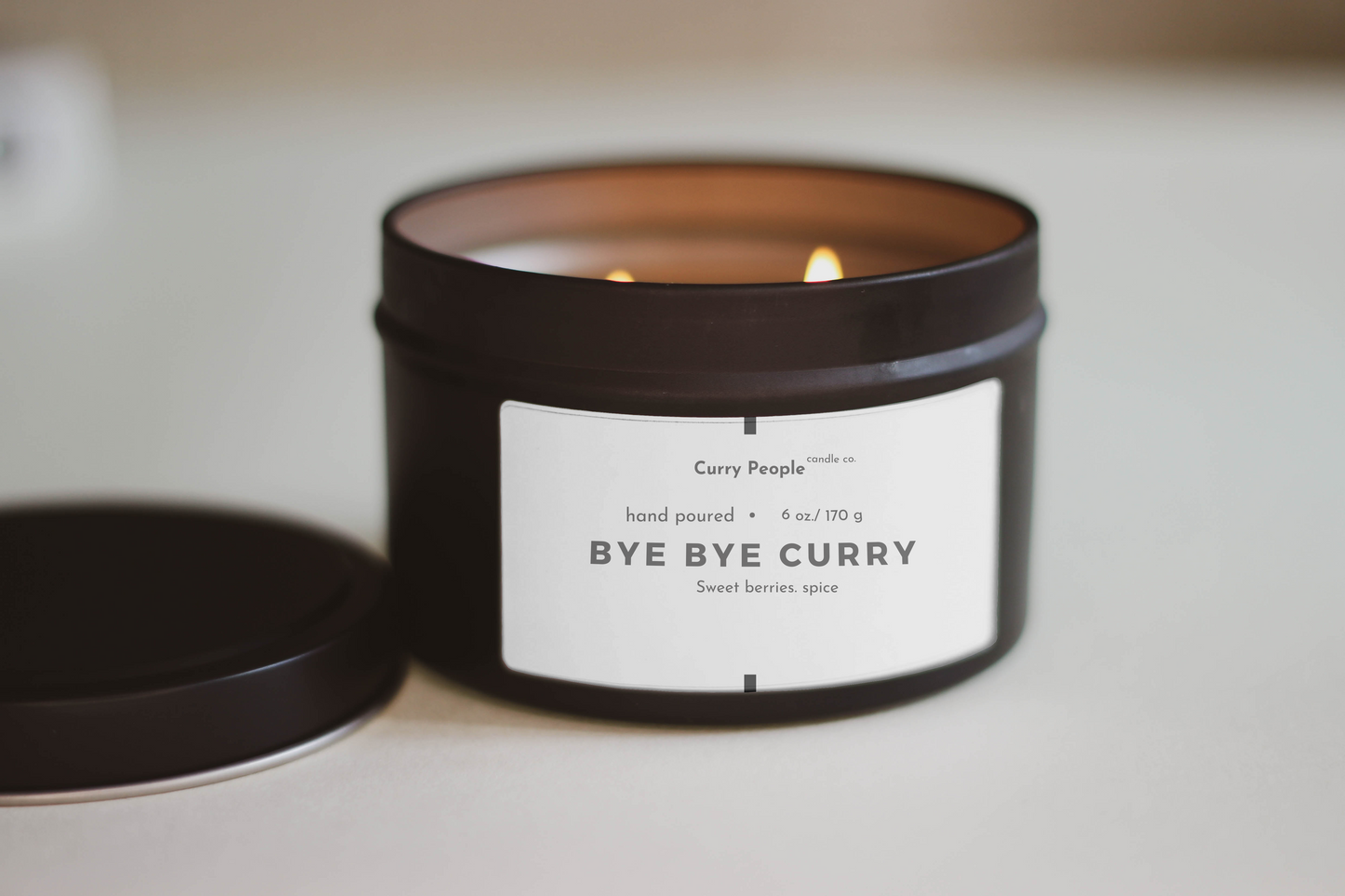 Bye Bye Curry 6 oz candle