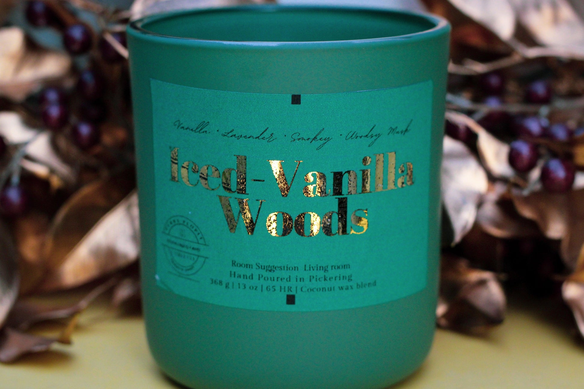Iced Vanilla Woods Candle - Curry People Candle Co.