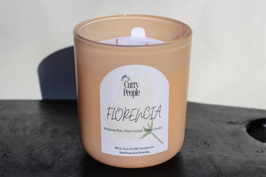 Florencia | 13 oz | Matte Glass Jar| Coconut Wax Candle