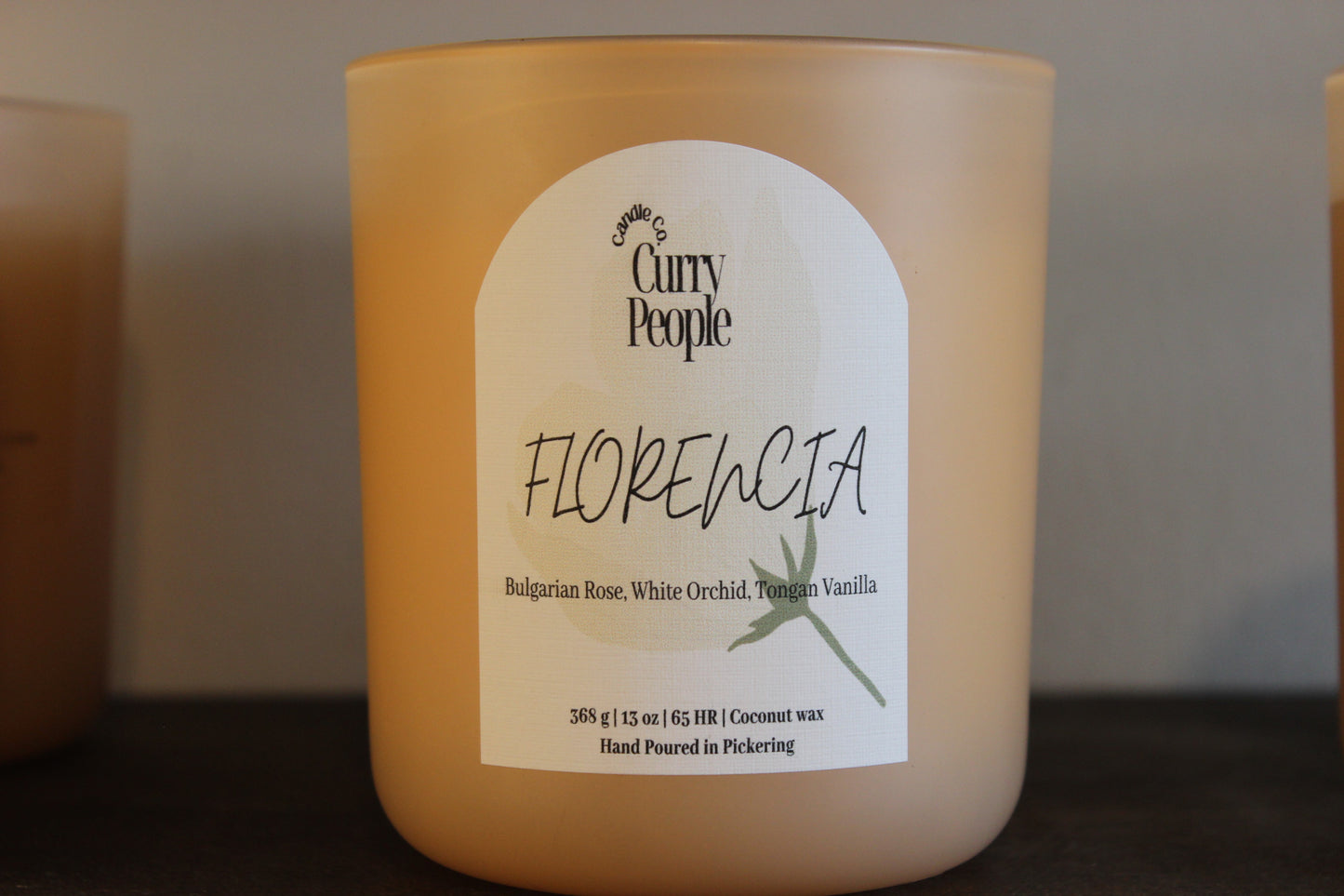 Florencia | 13 oz | Matte Glass Jar| Coconut Wax Candle