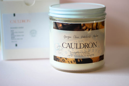 Cauldron |10 oz | Clear Glass Jar| Soy Candle