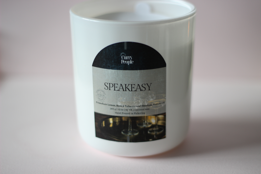 Speakeasy  |13 oz | Matte Glass Jar| Coconut Wax Candle