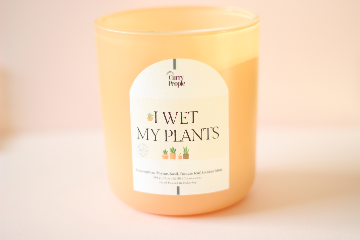 I wet My Plants Candle