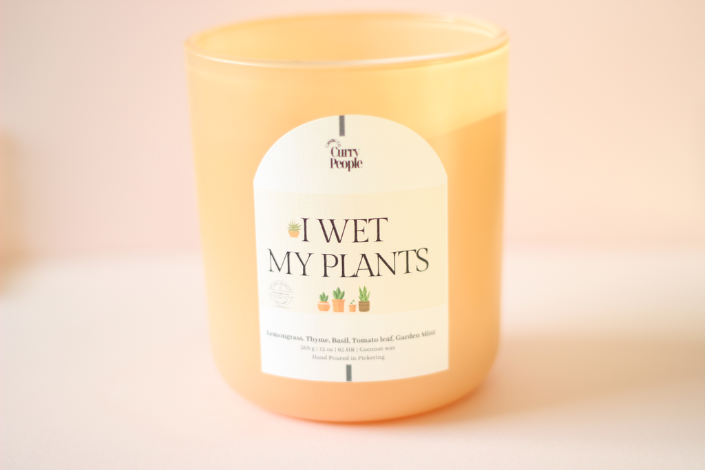 I wet My Plants Candle