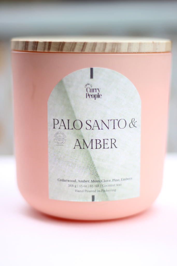 Palo Santo and Amber Candle