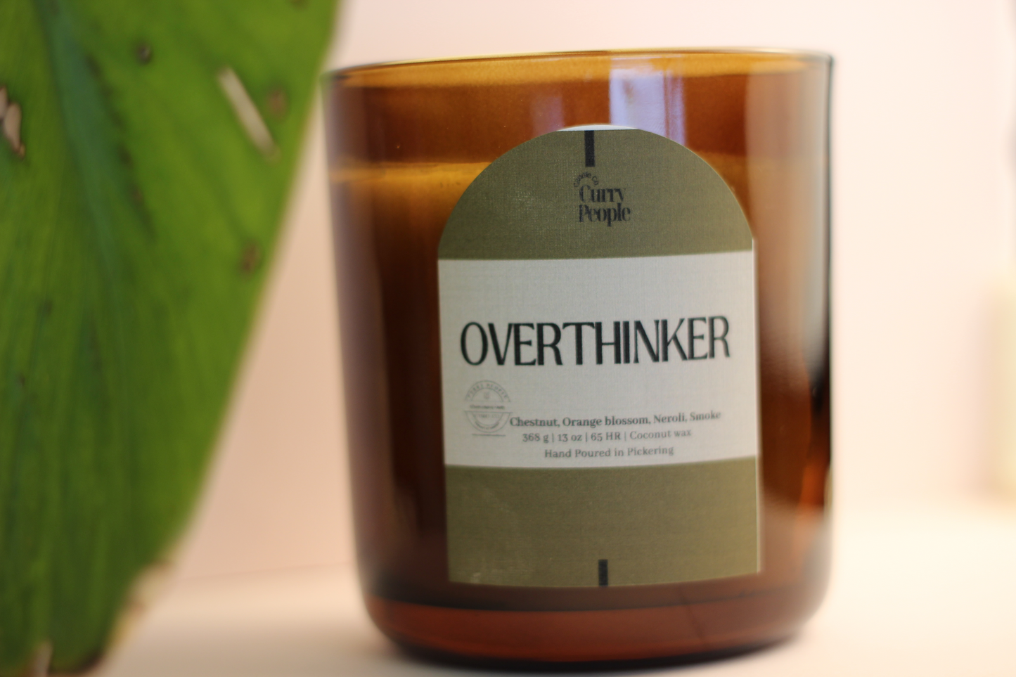 The Overthinker | 13 oz | Matte Glass Jar| Coconut Wax Candle