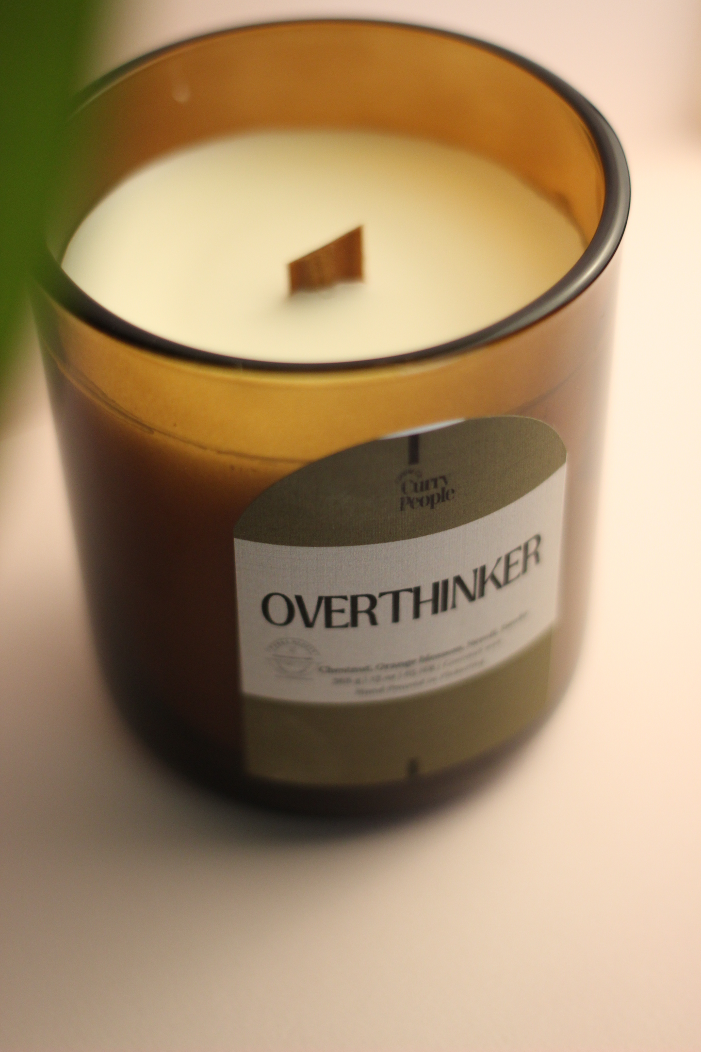 The Overthinker | 13 oz | Matte Glass Jar| Coconut Wax Candle