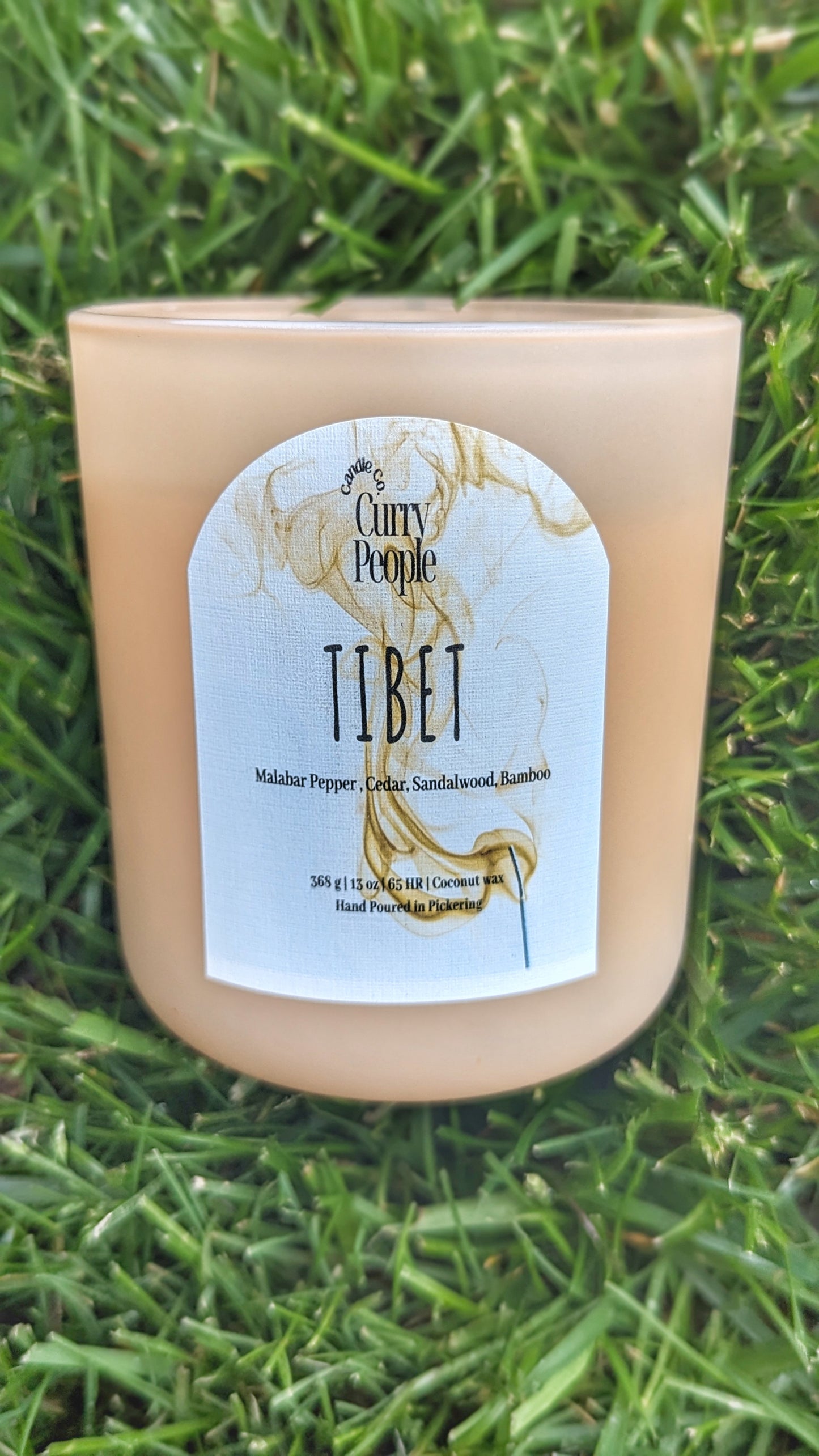 Tibet | 13 oz | Matte Glass Jar| Coconut Wax Candle
