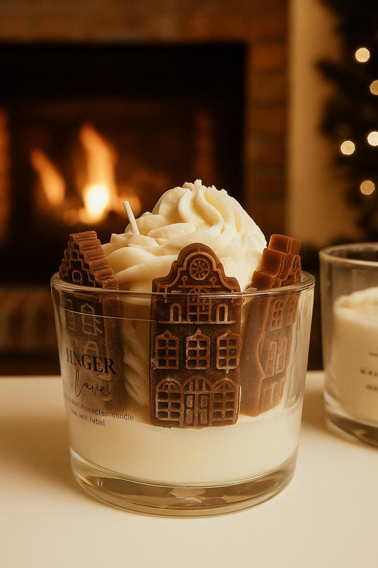 Ginger Cookies | 10 oz | Glass Jar| Wax Embed Candle