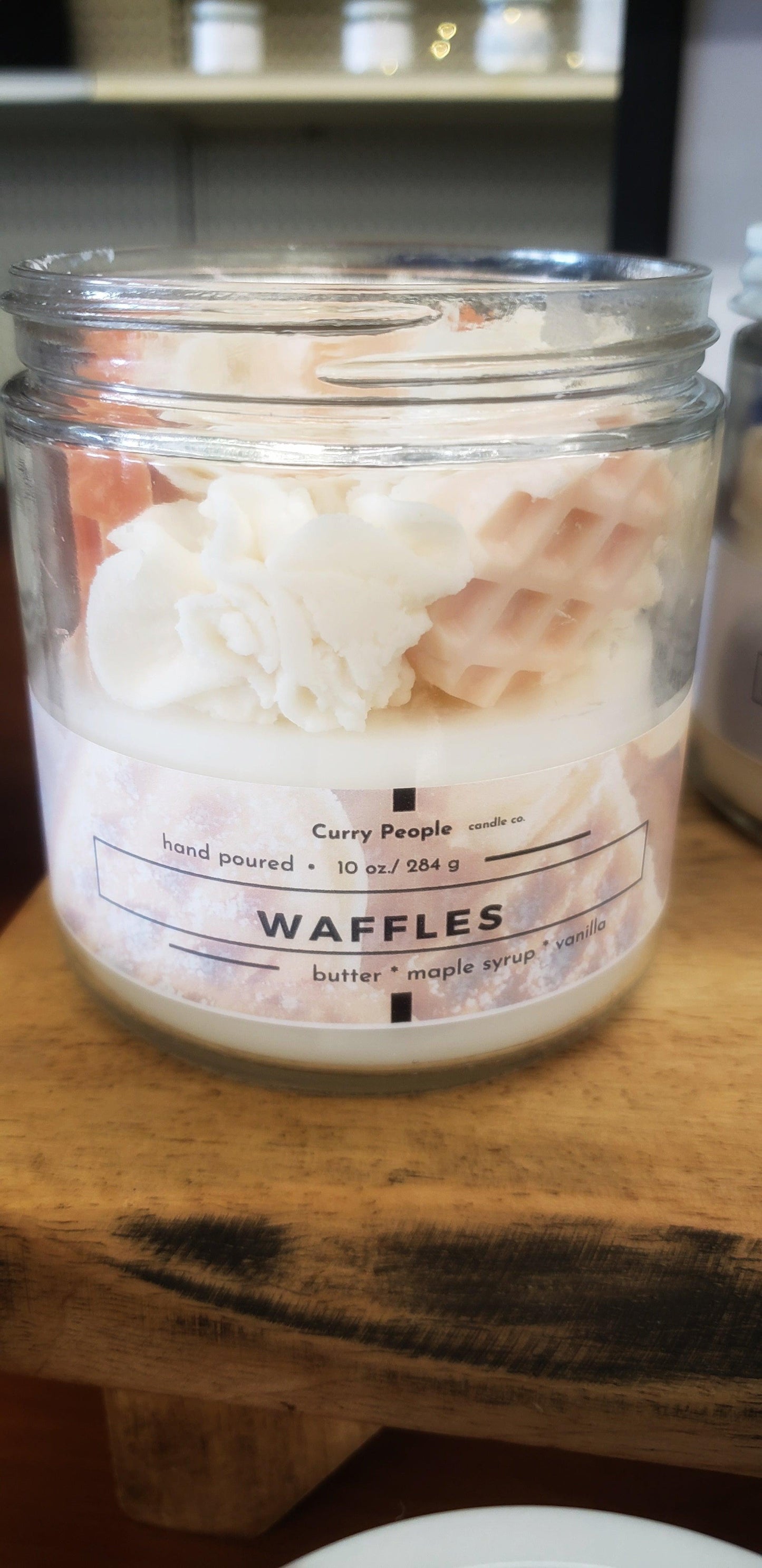 Waffles Dessert Candles