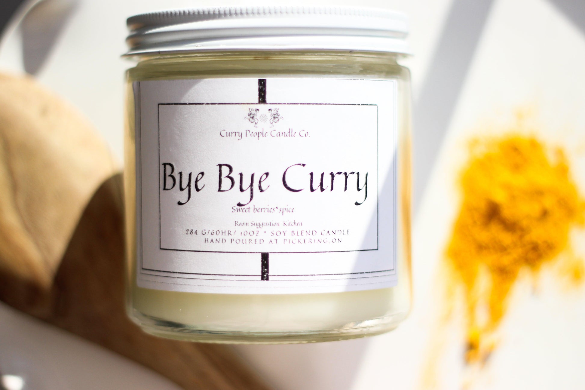 Bye Bye Curry Odor eliminating Candle