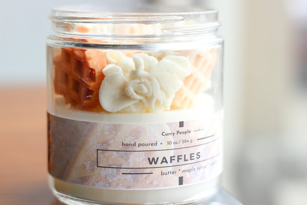 Waffles Dessert Candle - Curry People Candle Co.